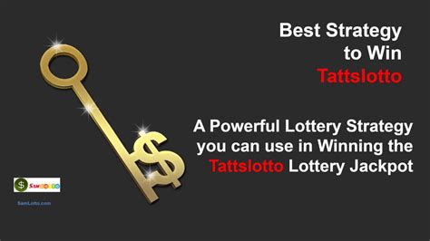 how to win tattslotto